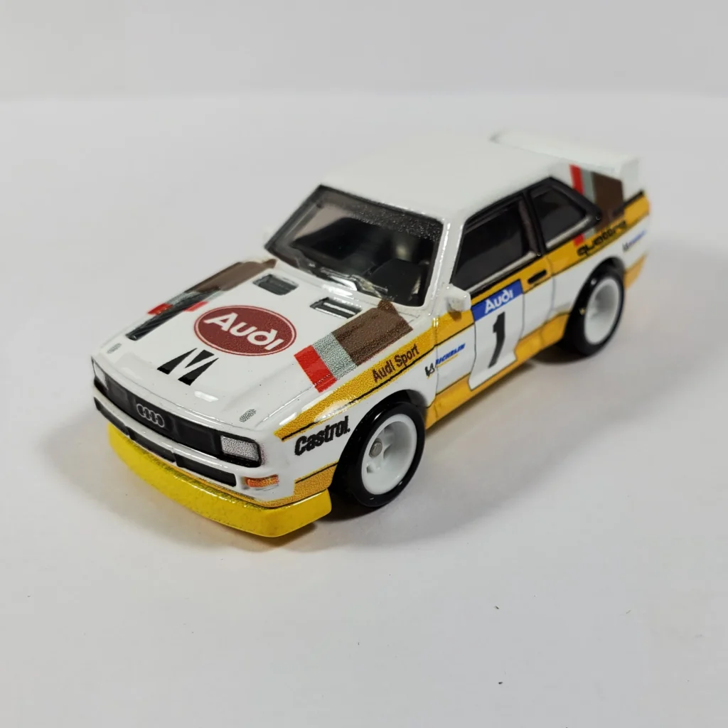 2020 Hot Wheels Premium Car Culture Thrill Climbers 1/5 '84 Audi Sport Quattro White