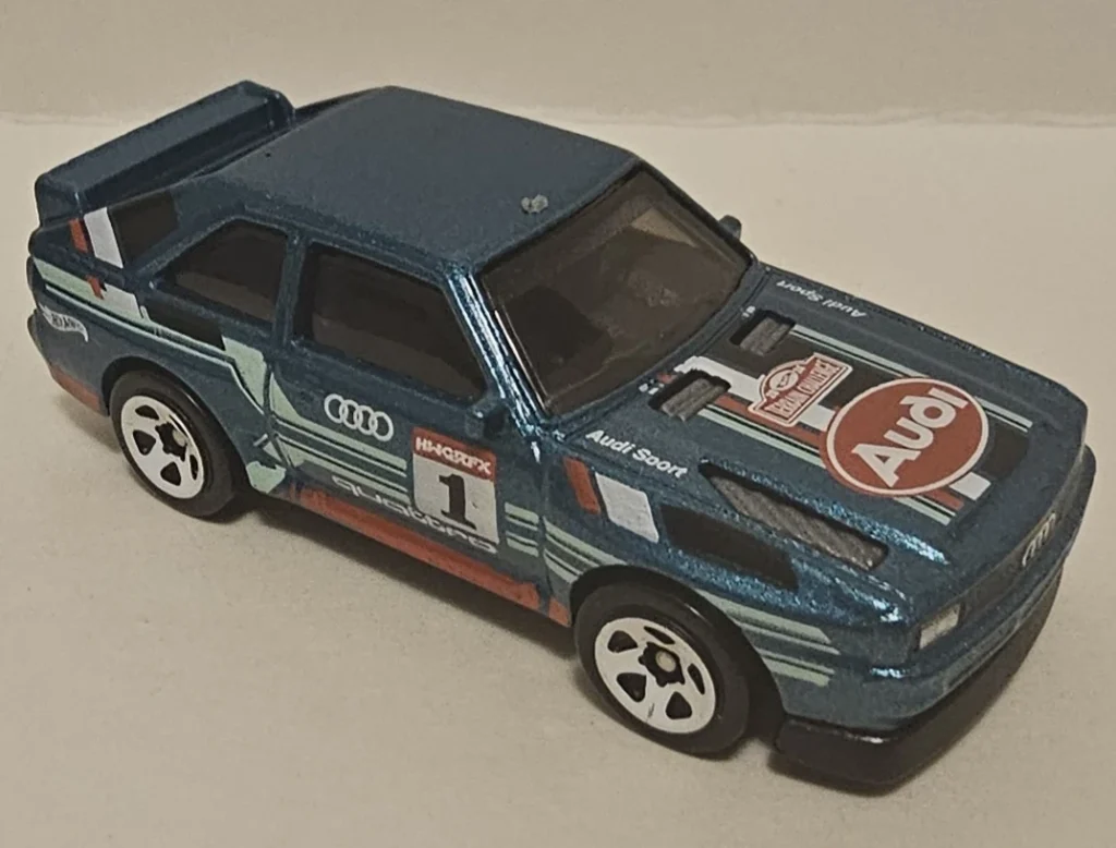 2024 Hot Wheels Mystery Models Serie 3 '84 Audi Sport Quattro Turquoise