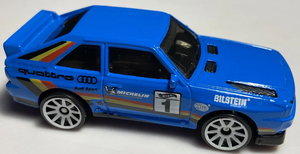 2022 Hot Wheels Mainline 180/250 '84 Audi Sport Quattro - Rally Champs 1/5 Blue