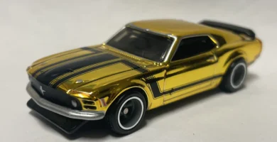 1970 Mustang Boss 302 Bright Yellow - 2024 Hot Wheels RedLine Club RLC