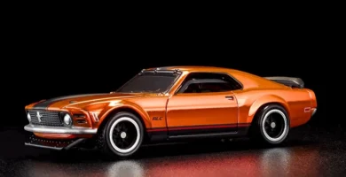 1970 Ford Mustang Boss 302 Bright Orange - 2021 Hot Wheels Redline Club RLC