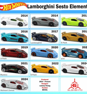 Lista Completa Hot Wheels Lamborguini Sesto Elemento