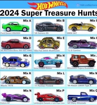 Hot Wheels Super Treasure Hunt 2024 Full List
