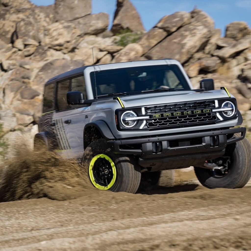 Ford Bronco Raptor RTR 2027 Front View Desert